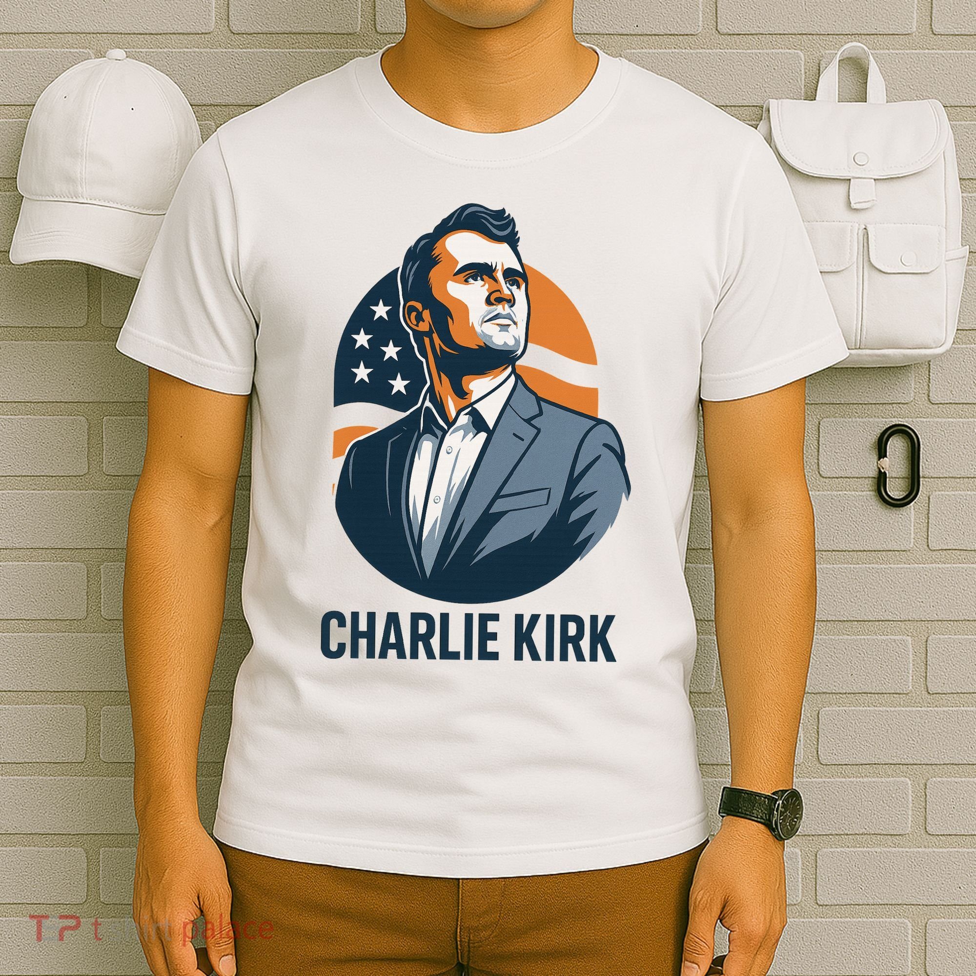 Charlie Kirk 3d Heroic  T-Shirt