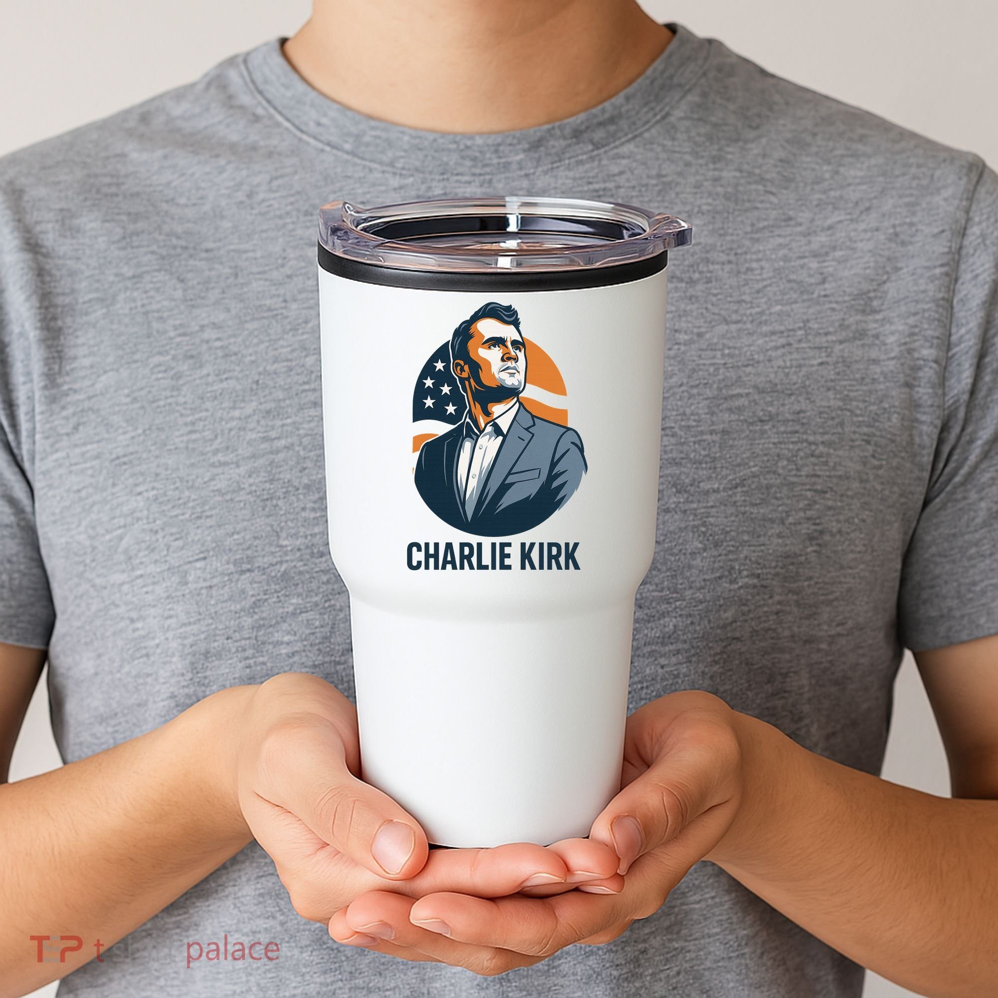Charlie Kirk 3d Heroic  Tumbler