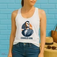 Charlie Kirk 3d Heroic  Women's Tank Top thumb 2
