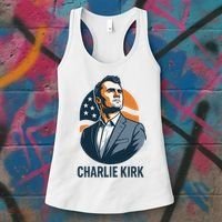 Charlie Kirk 3d Heroic  Women's Tank Top thumb 3