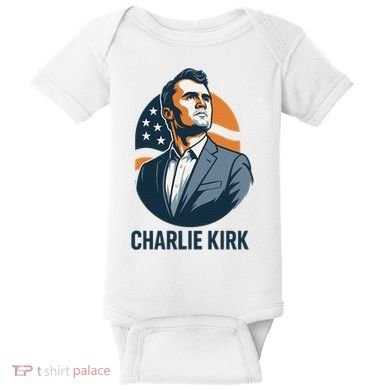 Charlie Kirk 3d Heroic  Baby Bodysuit