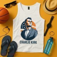 Charlie Kirk 3d Heroic  Tank Top thumb 4