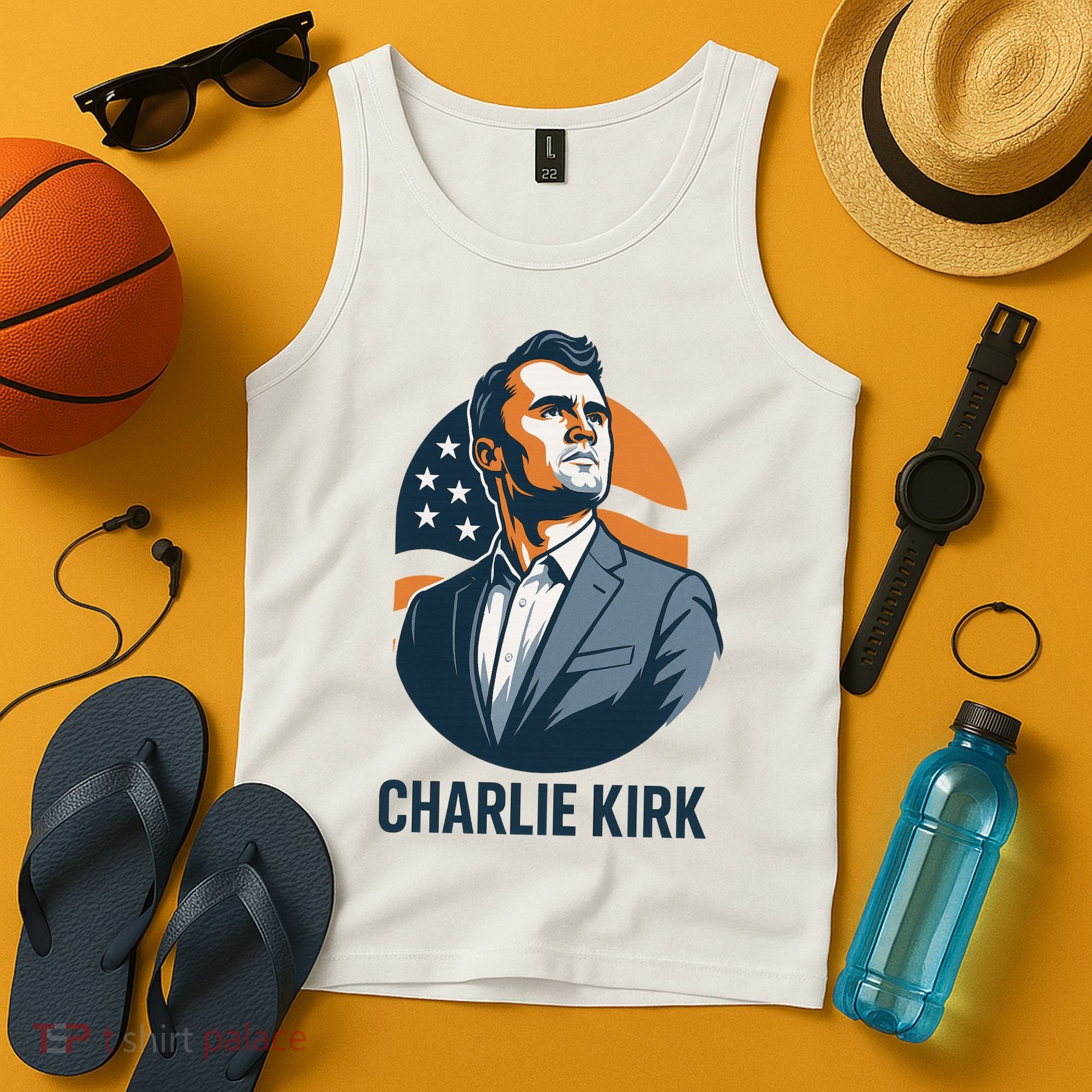 Charlie Kirk 3d Heroic  Tank Top