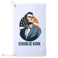 Charlie Kirk 3d Heroic  Golf Towel thumb 0