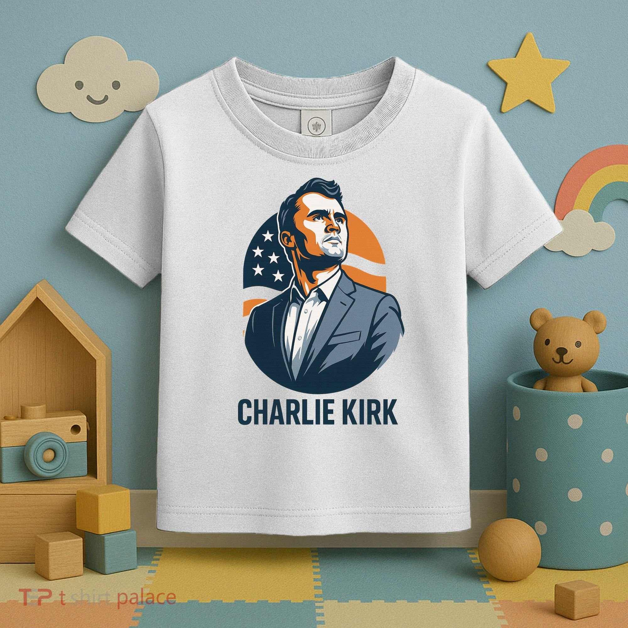 Charlie Kirk 3d Heroic  Toddler T-Shirt