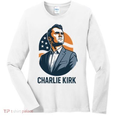 Charlie Kirk 3d Heroic  Women's Long Sleeve Shirt