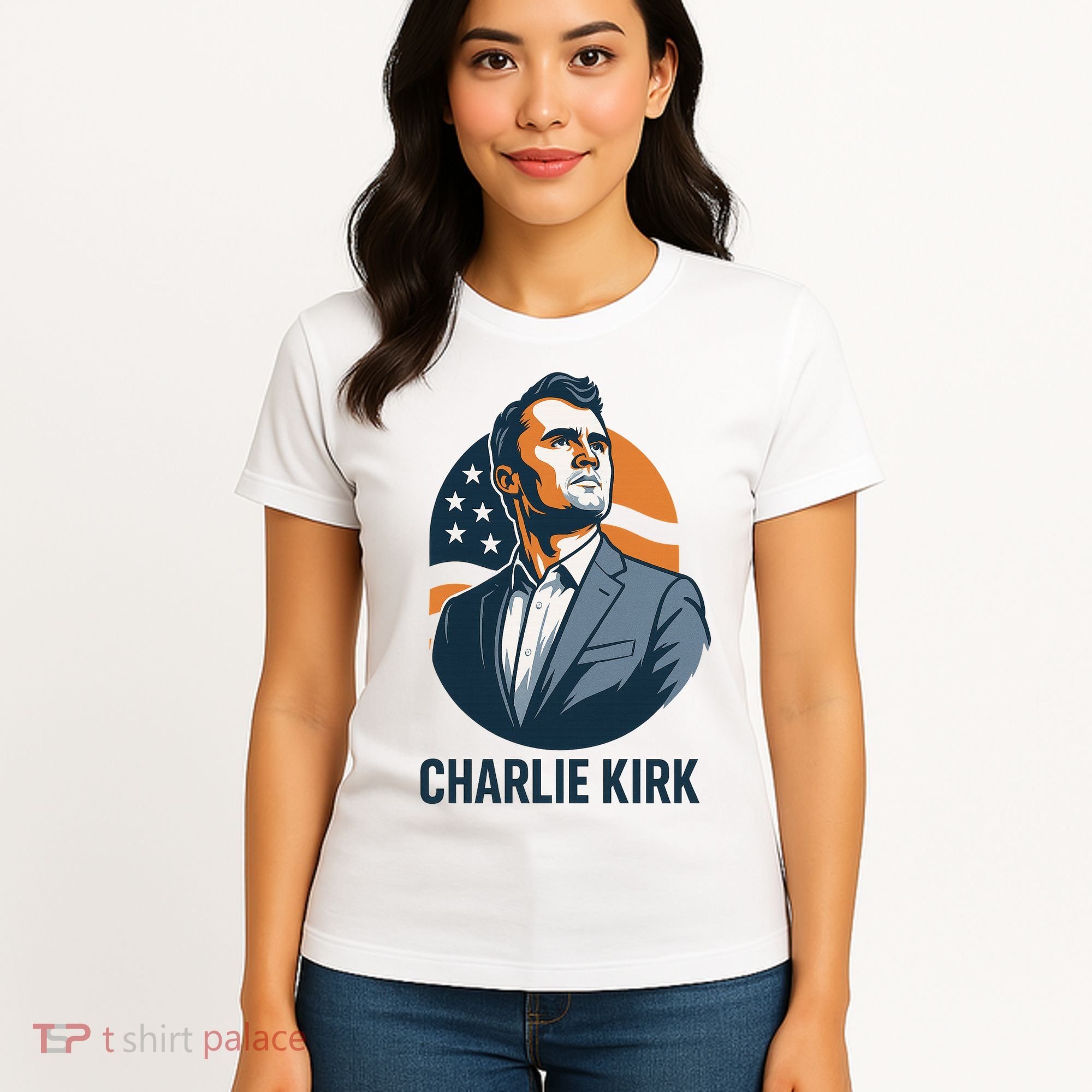 Charlie Kirk 3d Heroic  Women's T-Shirt