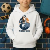 Charlie Kirk 3d Heroic  Kids Hoodie thumb 2