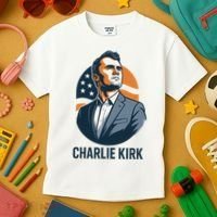 Charlie Kirk 3d Heroic  Kids T-Shirt thumb 3