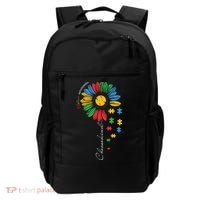 Choose Kind Autism Awareness Sunflower Puzzle Gift Backpack thumb 0