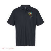Choose Kind Autism Awareness Sunflower Puzzle Gift Polo thumb 0