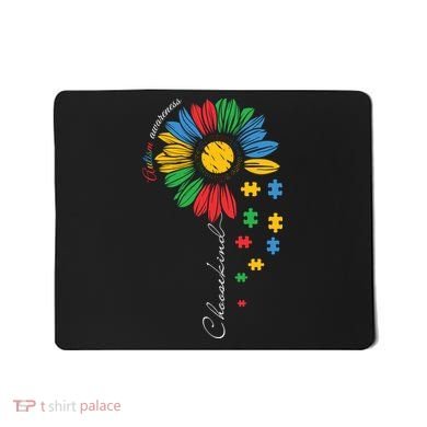 Choose Kind Autism Awareness Sunflower Puzzle Gift Mousepad