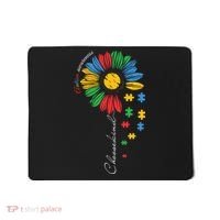Choose Kind Autism Awareness Sunflower Puzzle Gift Mousepad thumb 0