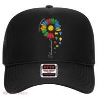 Choose Kind Autism Awareness Sunflower Puzzle Gift Hat thumb 0