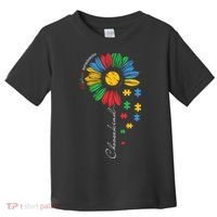 Choose Kind Autism Awareness Sunflower Puzzle Gift Toddler T-Shirt thumb 0