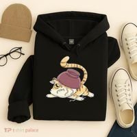 Cat Kawaii Anime Japanese Funny Hoodie thumb 4
