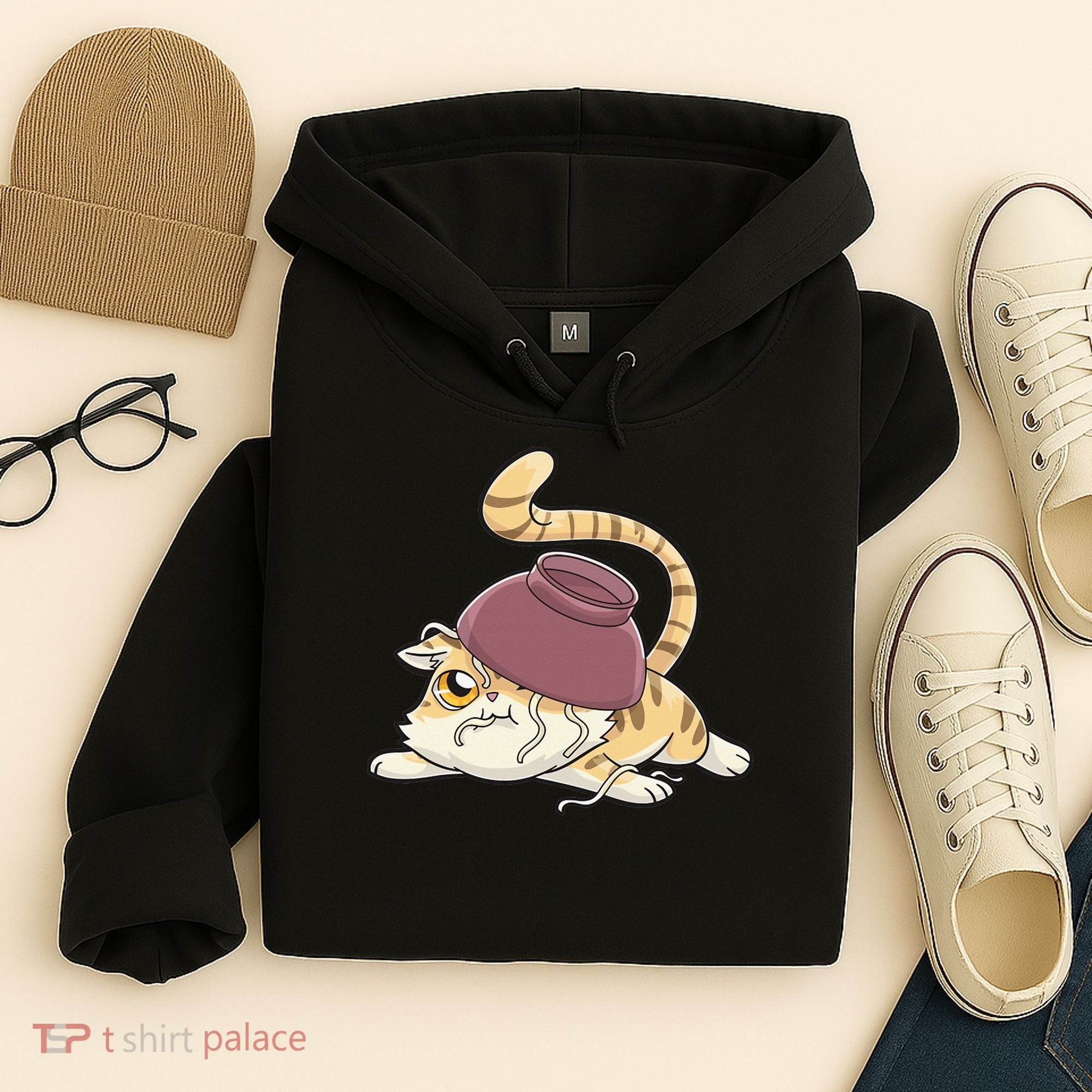 Cat Kawaii Anime Japanese Funny Hoodie