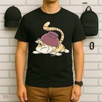 Cat Kawaii Anime Japanese Funny T-Shirt thumb 6