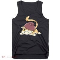 Cat Kawaii Anime Japanese Funny Tank Top thumb 0