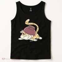 Cat Kawaii Anime Japanese Funny Tank Top thumb 2