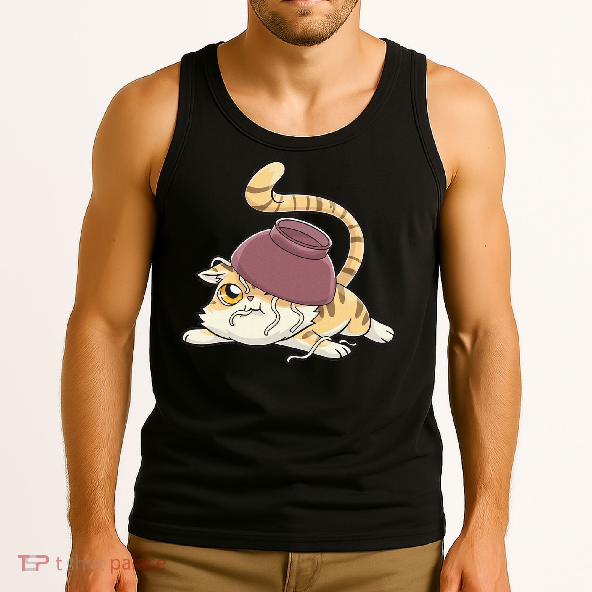 Cat Kawaii Anime Japanese Funny Tank Top