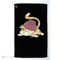Cat Kawaii Anime Japanese Funny Golf Towel thumb 0