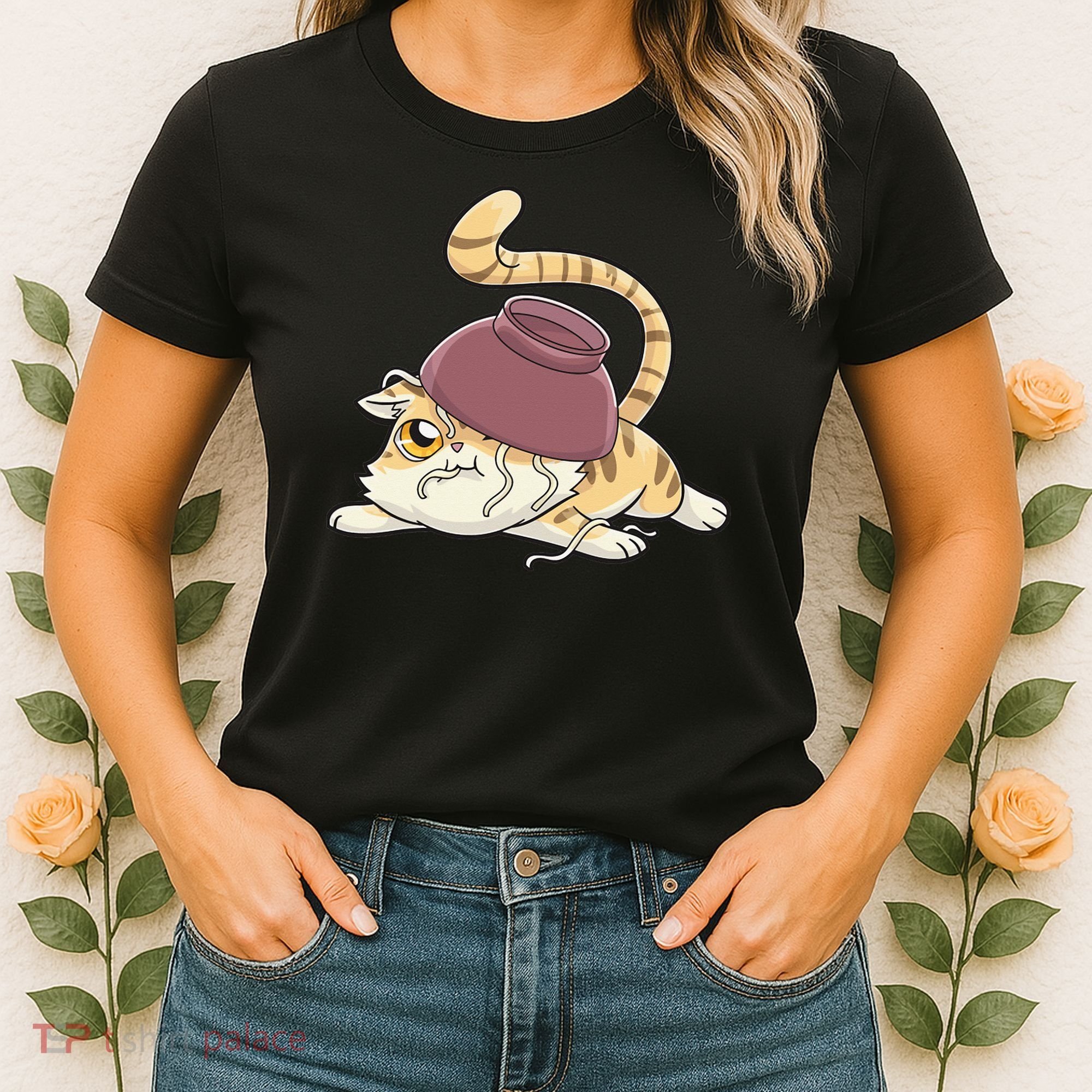 Cat Kawaii Anime Japanese Funny Women's T-Shirt