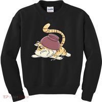 Cat Kawaii Anime Japanese Funny Kids Sweatshirt thumb 0