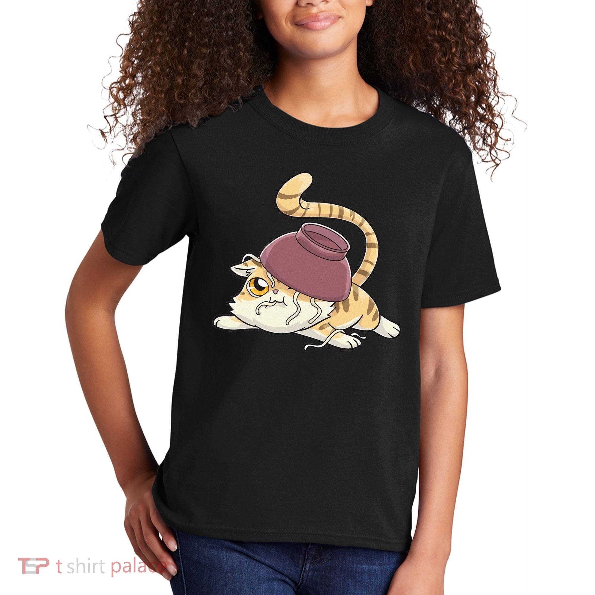 Cat Kawaii Anime Japanese Funny Kids T-Shirt