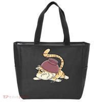Cat Kawaii Anime Japanese Funny Tote Bag thumb 0