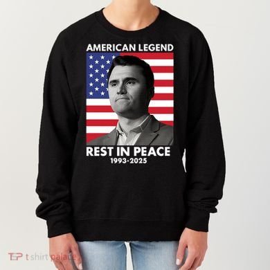 Charlie Kirk American Legend Rest In Peace Women's Sweatshirt