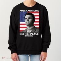 Charlie Kirk American Legend Rest In Peace Women's Sweatshirt thumb 0
