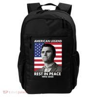 Charlie Kirk American Legend Rest In Peace Backpack thumb 0