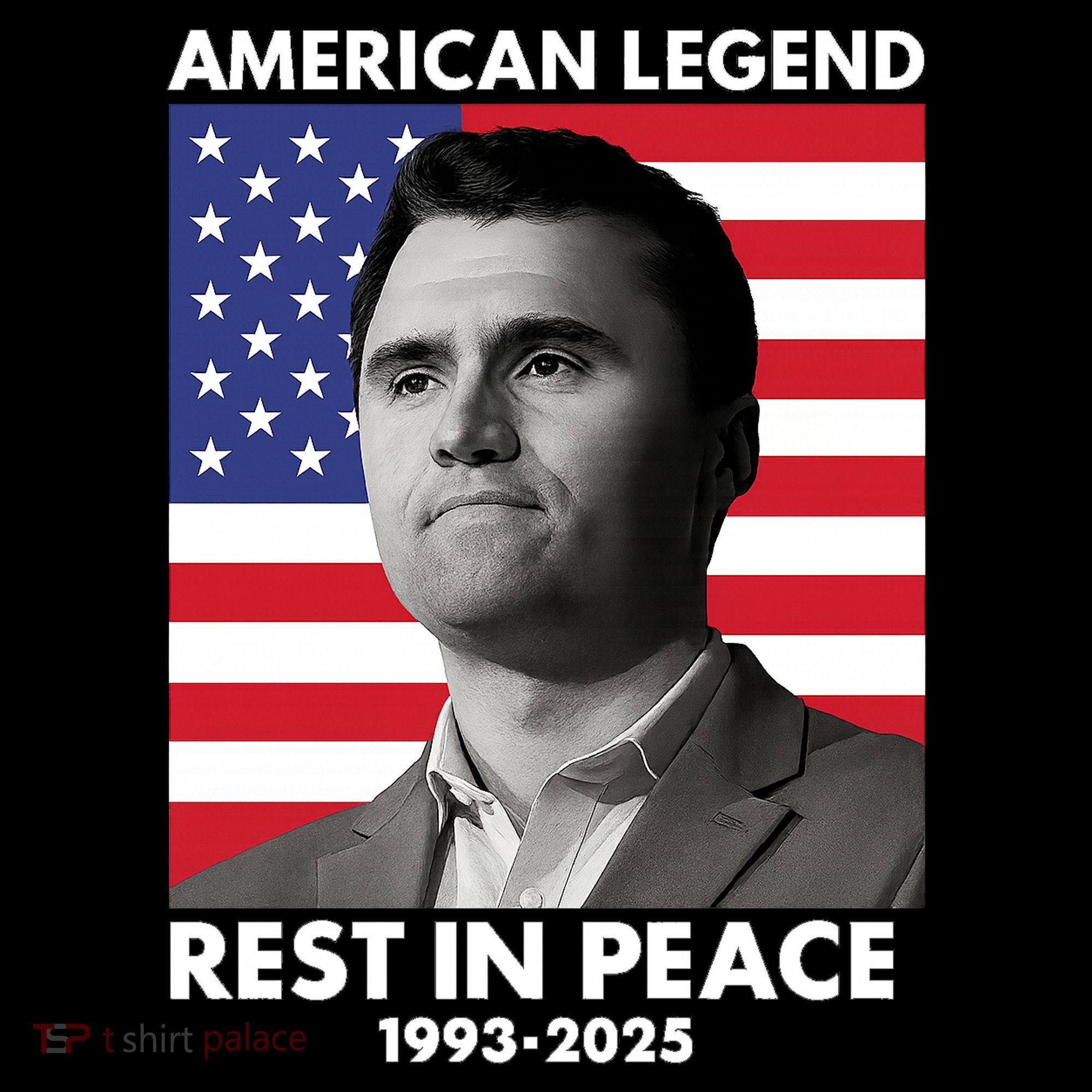 Charlie Kirk American Legend Rest In Peace Coaster