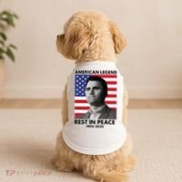 Charlie Kirk American Legend Rest In Peace Doggie Tank thumb 2