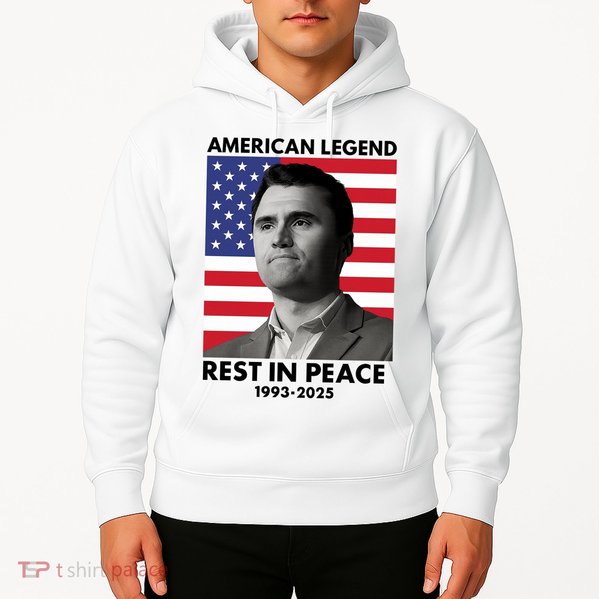 Charlie Kirk American Legend Rest In Peace Hoodie
