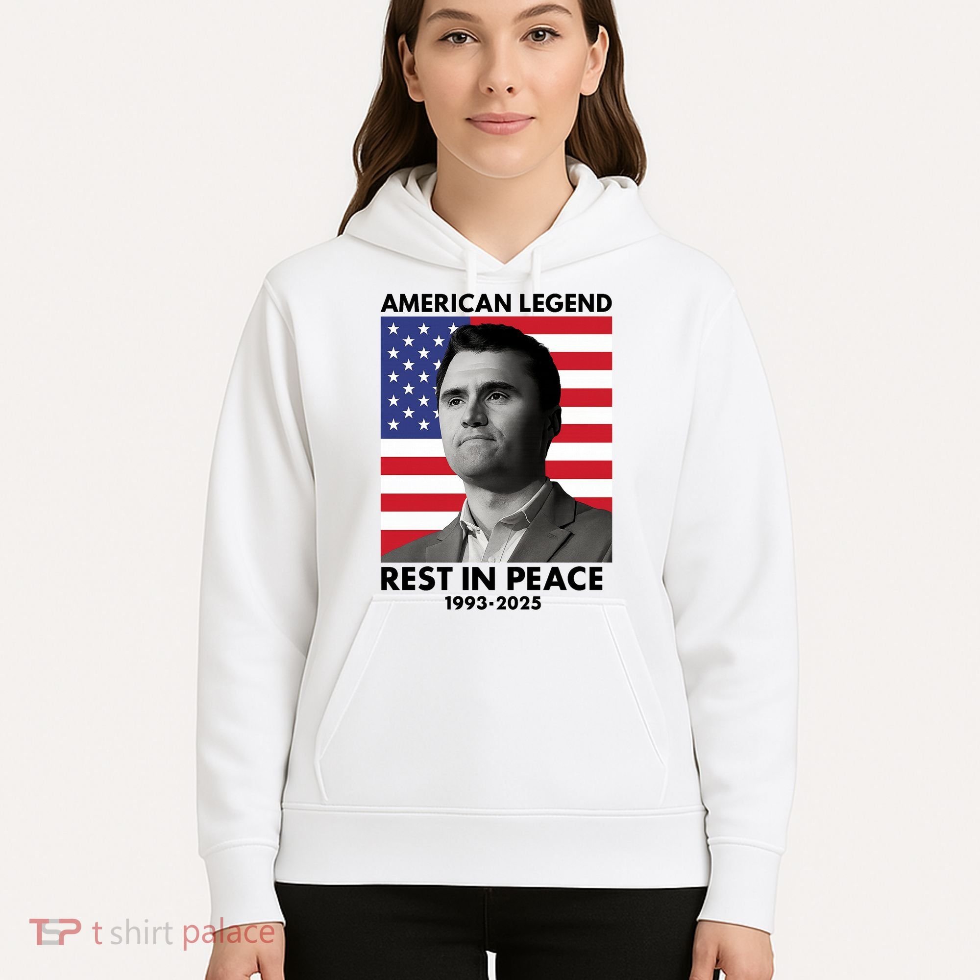 Charlie Kirk American Legend Rest In Peace Hoodie