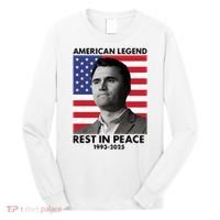 Charlie Kirk American Legend Rest In Peace Long Sleeve Shirt thumb 0