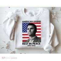 Charlie Kirk American Legend Rest In Peace Sweatshirt thumb 2