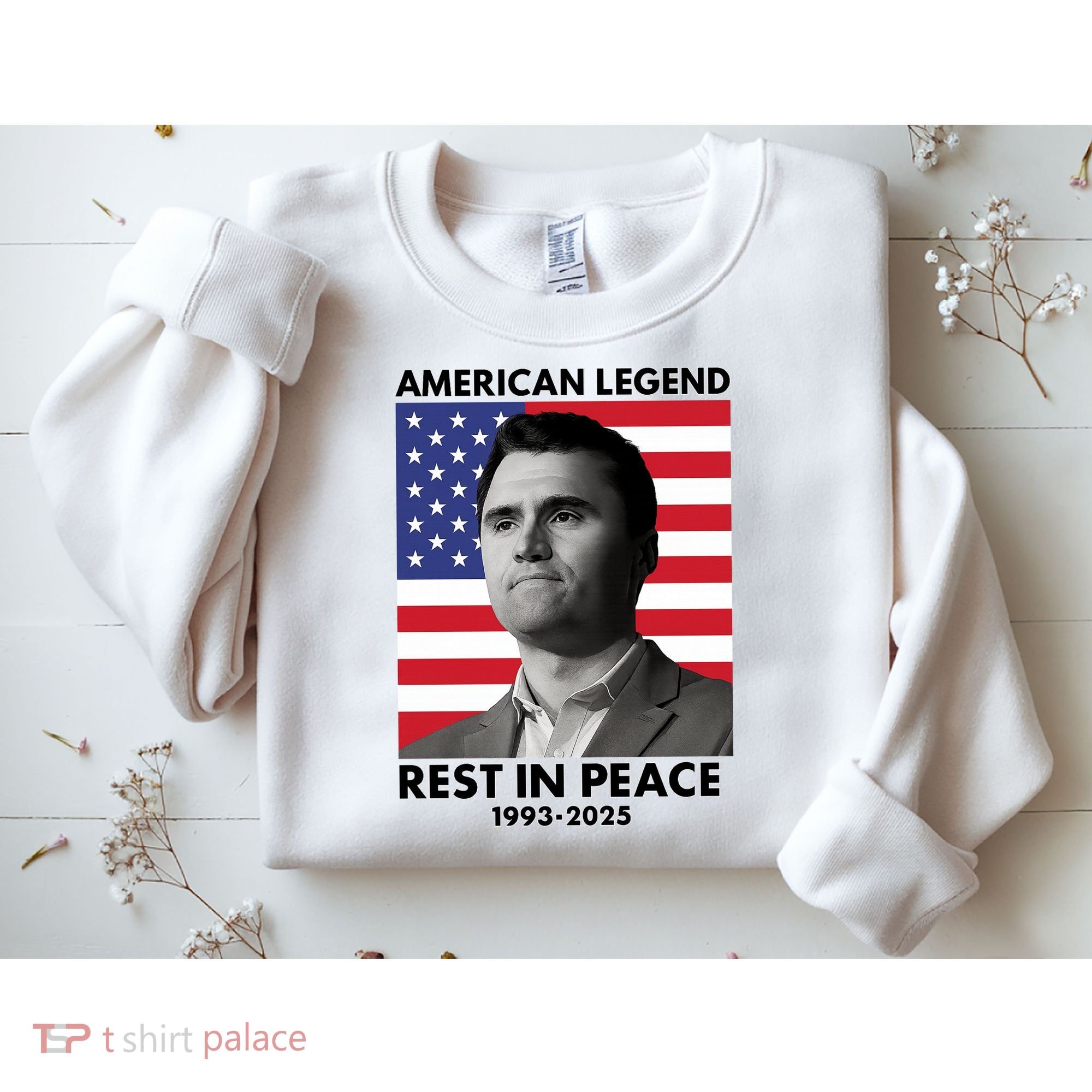 Charlie Kirk American Legend Rest In Peace Sweatshirt