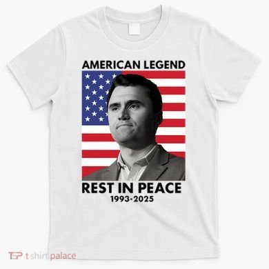 Charlie Kirk American Legend Rest In Peace T-Shirt