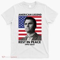Charlie Kirk American Legend Rest In Peace T-Shirt thumb 0