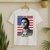 Charlie Kirk American Legend Rest In Peace T-Shirt thumb 2