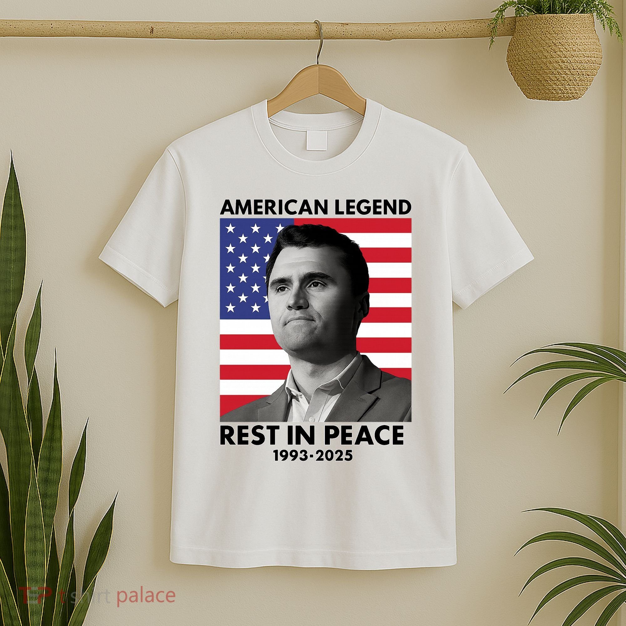 Charlie Kirk American Legend Rest In Peace T-Shirt