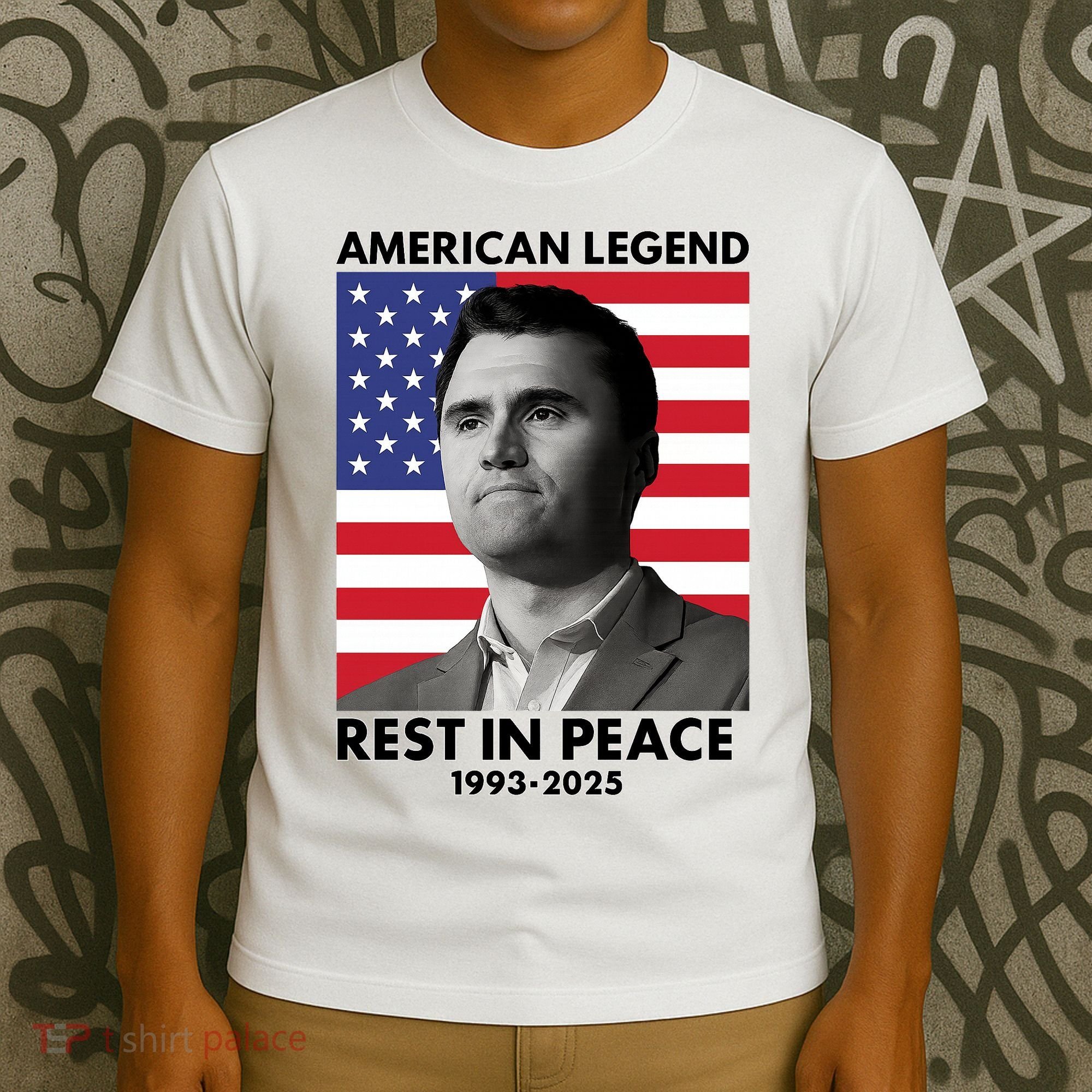 Charlie Kirk American Legend Rest In Peace T-Shirt