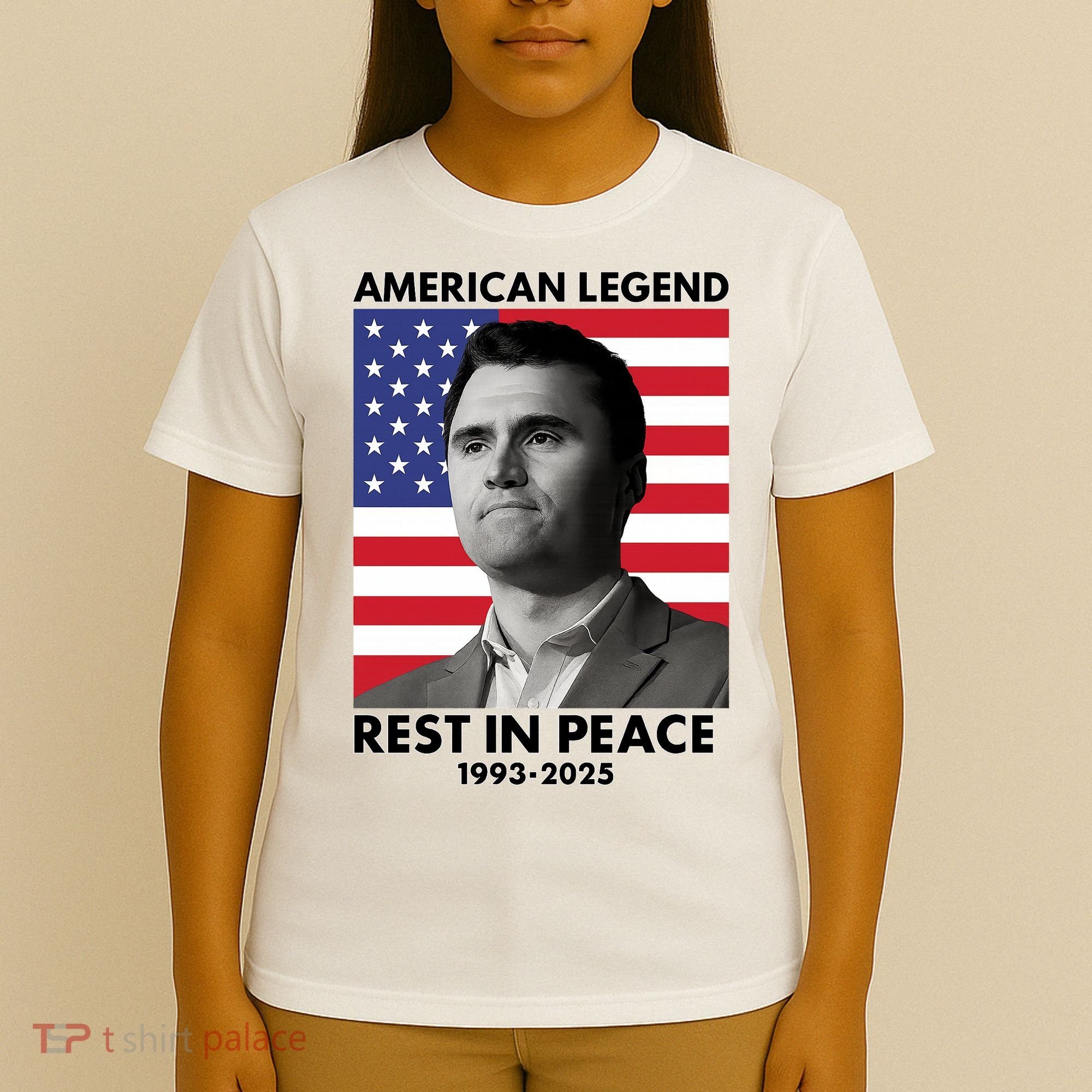 Charlie Kirk American Legend Rest In Peace T-Shirt