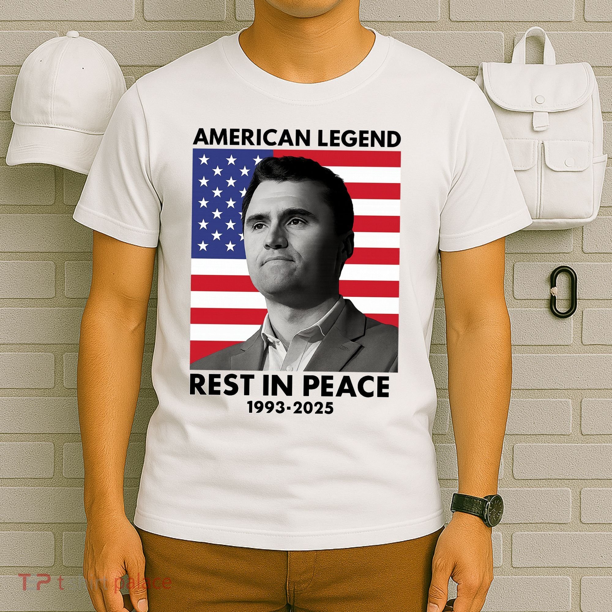 Charlie Kirk American Legend Rest In Peace T-Shirt