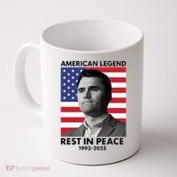 Charlie Kirk American Legend Rest In Peace Coffee Mug thumb 0