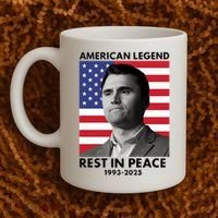 Charlie Kirk American Legend Rest In Peace Coffee Mug thumb 2