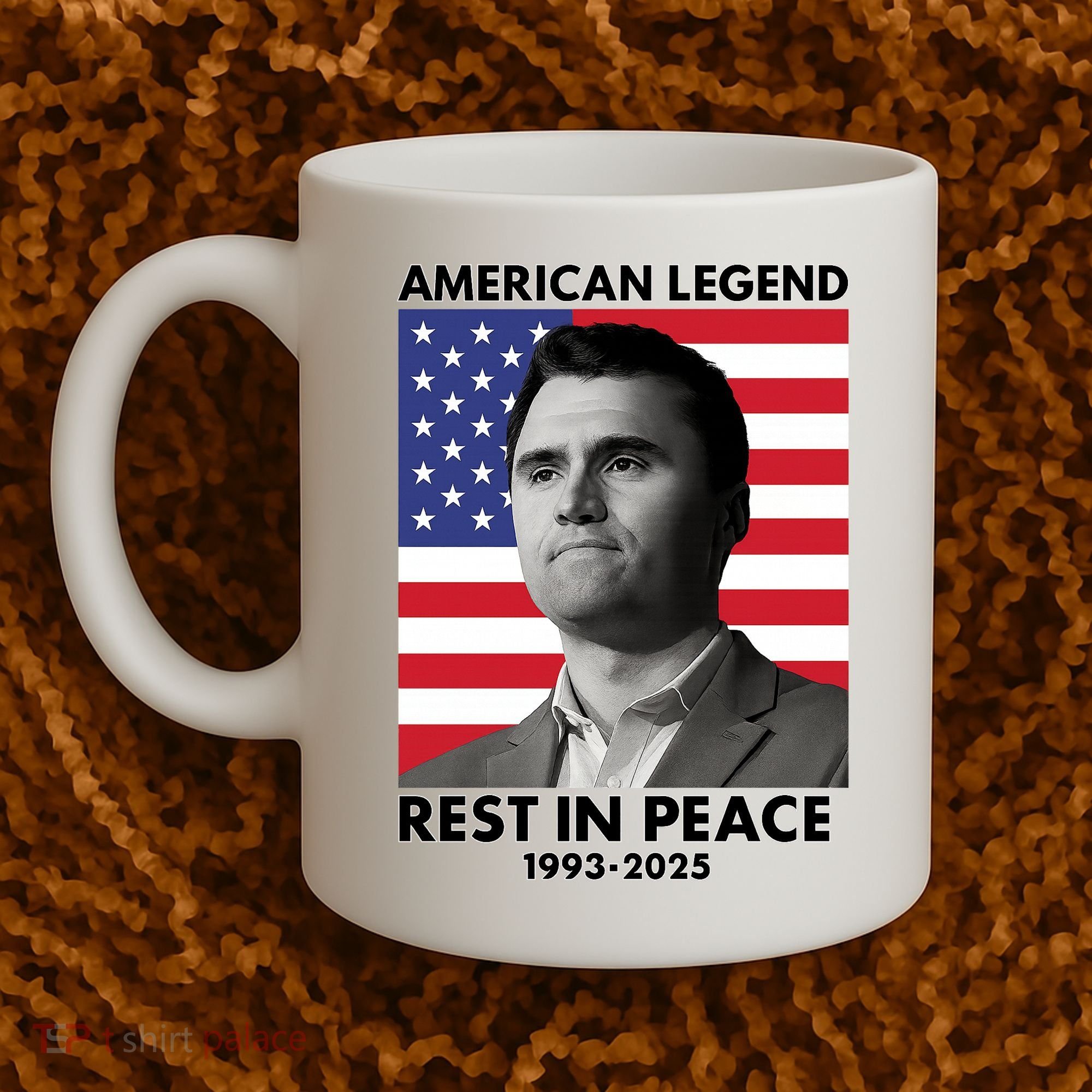 Charlie Kirk American Legend Rest In Peace Coffee Mug
